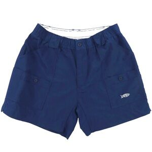 AFTCO Shorts Mens 34 Blue Hiking Fishing Camping Outdoor Chino Performan…